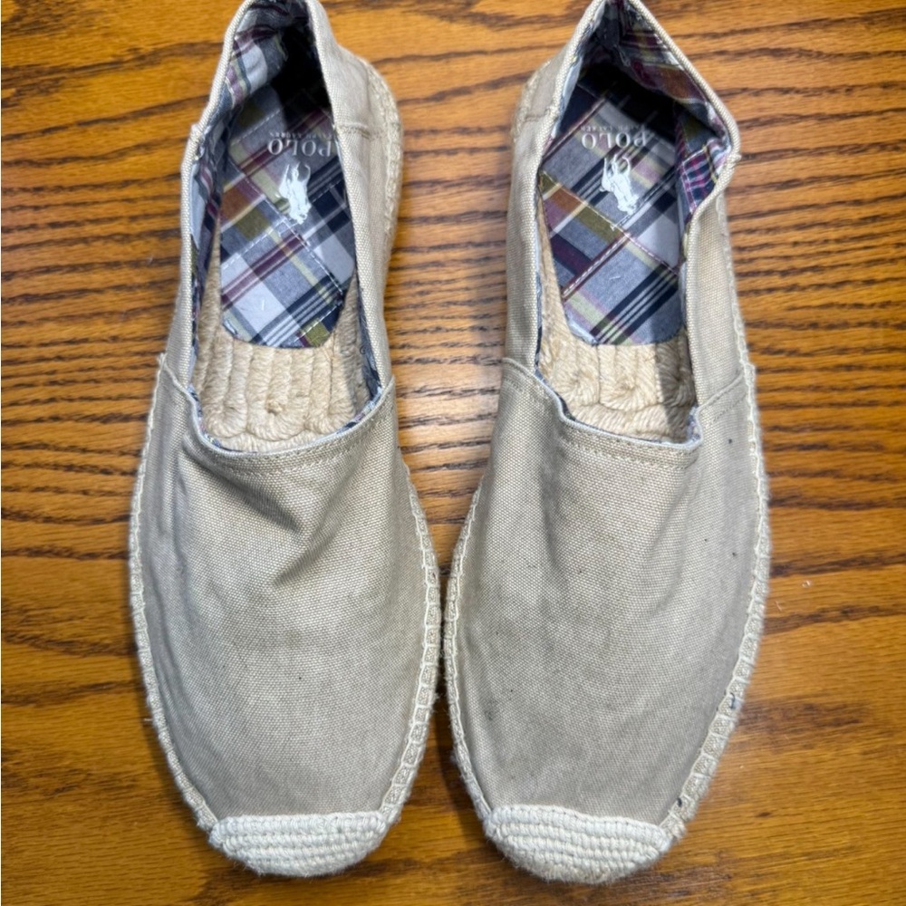 Ralph Lauren Men's Tan Slip-On Loafers